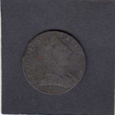 Beschrijving: 1/2 Penny GEORGIUS III